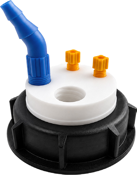 Waste Cap DIN 51/S55 – modèle standard 55W2B1, réf. 55W2B1