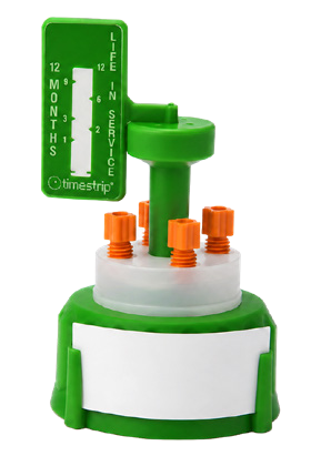 Bouchon Lab-Safe Caps PFAS GL45 – 4 sorties, réf. PFAS454