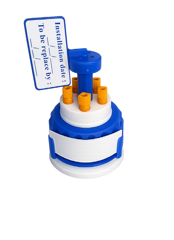 Bouchon Lab-Safe Caps GL38 – 5 sorties, réf. SLC385